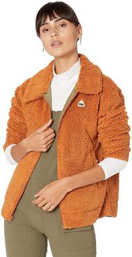 Lynx Full Zip Reversible Fleece Jacket (True Penny/Martini Olive) Women's Clothing