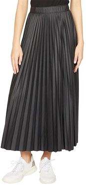 Top Secret Pleated Midi (Black) Women's Skirt