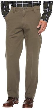 Straight Fit Workday Khaki Smart 360 Flex Pants (Dark Pebble) Men's Clothing