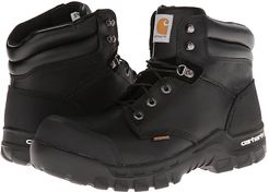 6 Rugged Flex Waterproof Comp Toe Work Boot (Black) Men's Work Boots