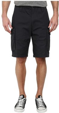 Ripstop Cargo Shorts (Off Black) Men's Shorts