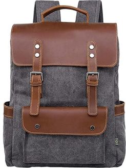 Valley Hill Canvas Backpack (Grey) Backpack Bags