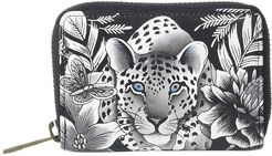 Credit And Business Card Holder 1110 (Cleopatra's Leopard) Coin Purse