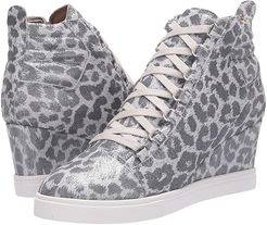 Fenton (Silver Leopard Split Suede) Women's Shoes