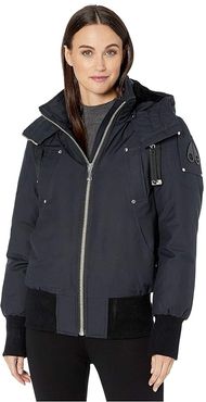 Lejeune Bomber (Navy/Black Shearling) Women's Clothing