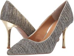 Ginesia (Taupe/Gold Glitter) High Heels