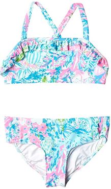 Caia UPF 50+ Bikini (Toddler/Little Kids/Big Kids) (Multi Fished My Wish) Girl's Swimwear Sets