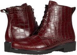 Finnley (Red Croc/Metallic Welt) Women's Shoes