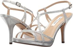 Blossom (Silver Stardust/Silver Skylight/Mesh) High Heels