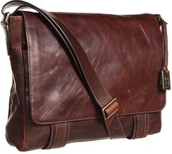 Logan Messenger (Dark Brown Antique Pull Up) Messenger Bags