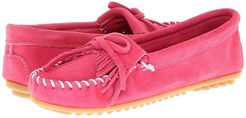 Kilty Suede Moc (Hot Pink Suede) Women's Moccasin Shoes