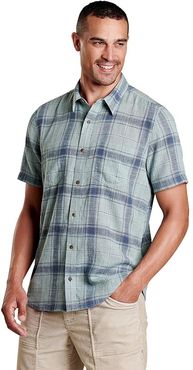 Salton Short Sleeve Shirt (Blue Surf) Men's Clothing