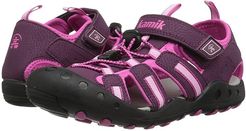 Crab (Toddler/Little Kid/Big Kid) (Plum) Girl's Shoes