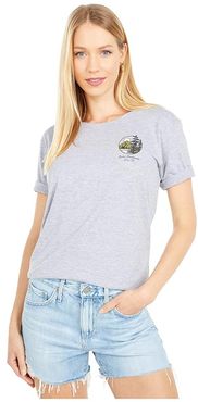 Ashmore Short Sleeve Scoop T-Shirt (Gray Heather) Women's Clothing