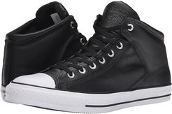 Chuck Taylor(r) All Star(r) Hi Street Leather (Black/White) Classic Shoes