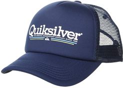 Filtration Trucker Hat (Big Kids) (Parisian Blue) Caps