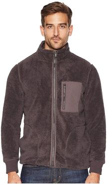 Lucas Sherpa Zip-Up (Charcoal) Men's Coat