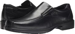 Helsinki Slip On (Black Santiago Full-Grain Leather) Men's Slip-on Dress Shoes