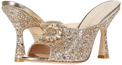 Merilou Crystal (Platino) Women's Shoes