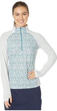 Palisades 1/4 Zip (White) Women's Clothing