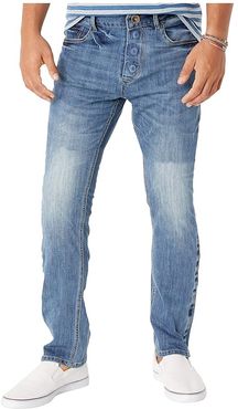 Adaptive Slim Straight Jeans w/ Magnetic Closure in Belmore (Belmore) Men's Jeans