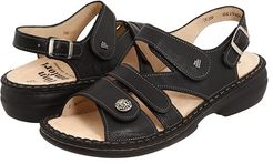 Gomera - 82562 (Black Leather) Women's Sandals
