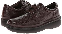 Village Walker Medicare/HCPCS Code = A5500 Diabetic Shoe (Brown Grain) Men's Lace up casual Shoes