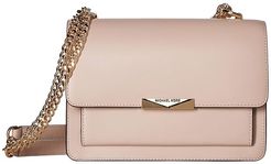 Jade Large Gusset Shoulder (Soft Pink) Cross Body Handbags