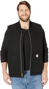 Big Tall Duck Arctic Vest (Black) Men's Coat