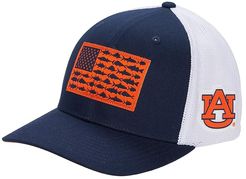 Auburn Tigers PFG Mesh Fish Flag Ball Cap (AUB Collegiate Navy) Caps