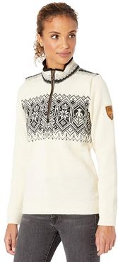 Norge Feminine Sweater (Off-White/Dark Charcoal/Smoke) Women's Sweater