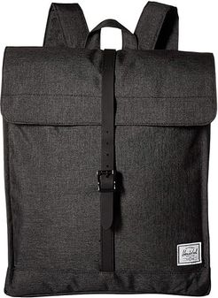 City Mid-Volume (Black Crosshatch/Black Rubber) Backpack Bags
