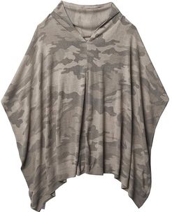 Two-Piece Poncho Scarf (Steel Grey) Scarves