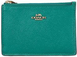 Box Program Crossgrain Mini ID Skinny (GD/Bright Jade) Wallet Handbags