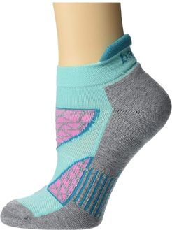 Enduro No Show (Aqua/Midgrey) Women's Crew Cut Socks Shoes