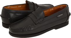 Cap Vert (Black Smooth Leather) Men's Slip on  Shoes