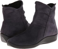L19 (Grey Suede) Women's Zip Boots