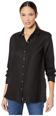 Coastalina Long Sleeve Shirt (Black) Women's Clothing