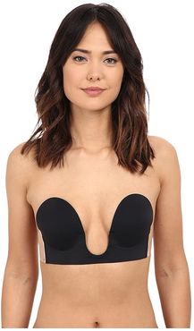 U Plunge Backless Strapless (Black) Women's Bra