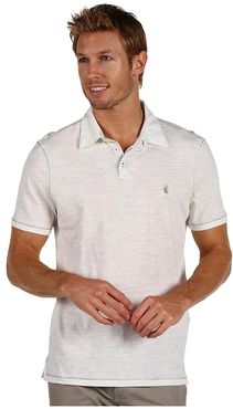 Slub S/S Peace Polo K1381N2B (Salt) Men's Short Sleeve Knit