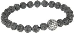 Chain Jawan 8mm Bead Bracelet (Blackened Silver) Bracelet