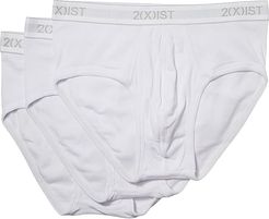 3-Pack ESSENTIAL Contour Pouch Brief (White New Logo) Men's Underwear