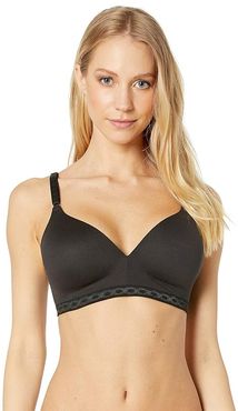 Cloud 9(r) Wire-Free Contour Bra (Rich Black) Women's Bra