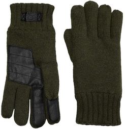 Knit Gloves with Tech Leather Palm (Eucalyptus Spray) Extreme Cold Weather Gloves