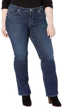 Plus Size Avery High-Rise Curvy Fit Slim Boot Jeans W94627SDK409 (Indigo) Women's Jeans