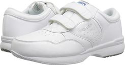 Life Walker Strap Medicare/HCPCS Code = A5500 Diabetic Shoe (White) Men's Hook and Loop Shoes