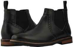 Otis Plain Toe Chelsea Boot with KORE Walking Comfort Technology (Black Tumbled) Men's  Boots