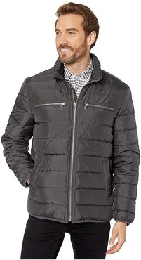 Packable Down Jacket (Grey) Men's Coat