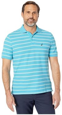 Stripe Polo (Blue) Men's Clothing