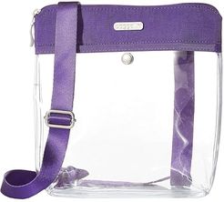 Legacy Stadium Bags Clear Pocket Crossbody (Royal Purple) Cross Body Handbags